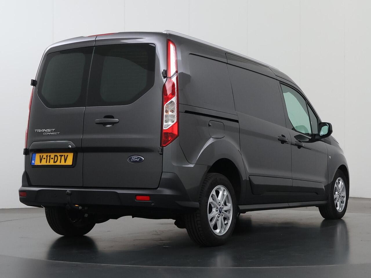 Ford TRANSIT CONNECT 1.5 ECOBLUE | L2 LIMITED | AUTOMAAT | BI-XENON | STOELVERWARMING | CAMERA | PARKEERSENSOREN ACHTER | NAVIGATIE | AUTOMATSICHE AIRCO | CRUISE CONTROL | TREKHAAK | CARPLAY / ANDROID AUTO | METALLIC