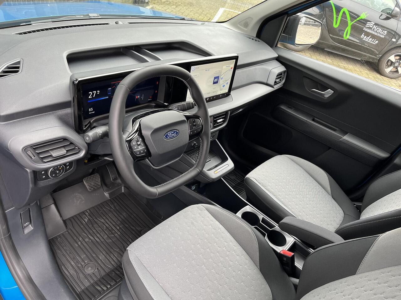 Ford TRANSIT COURIER E-Transit Limited 44 kWh 136pk! 292km WLTP, Navigatie, Adapt Cruise Control, Trekhaak+750kg trekgewicht, Climate control! 0,99% FIN LEASE