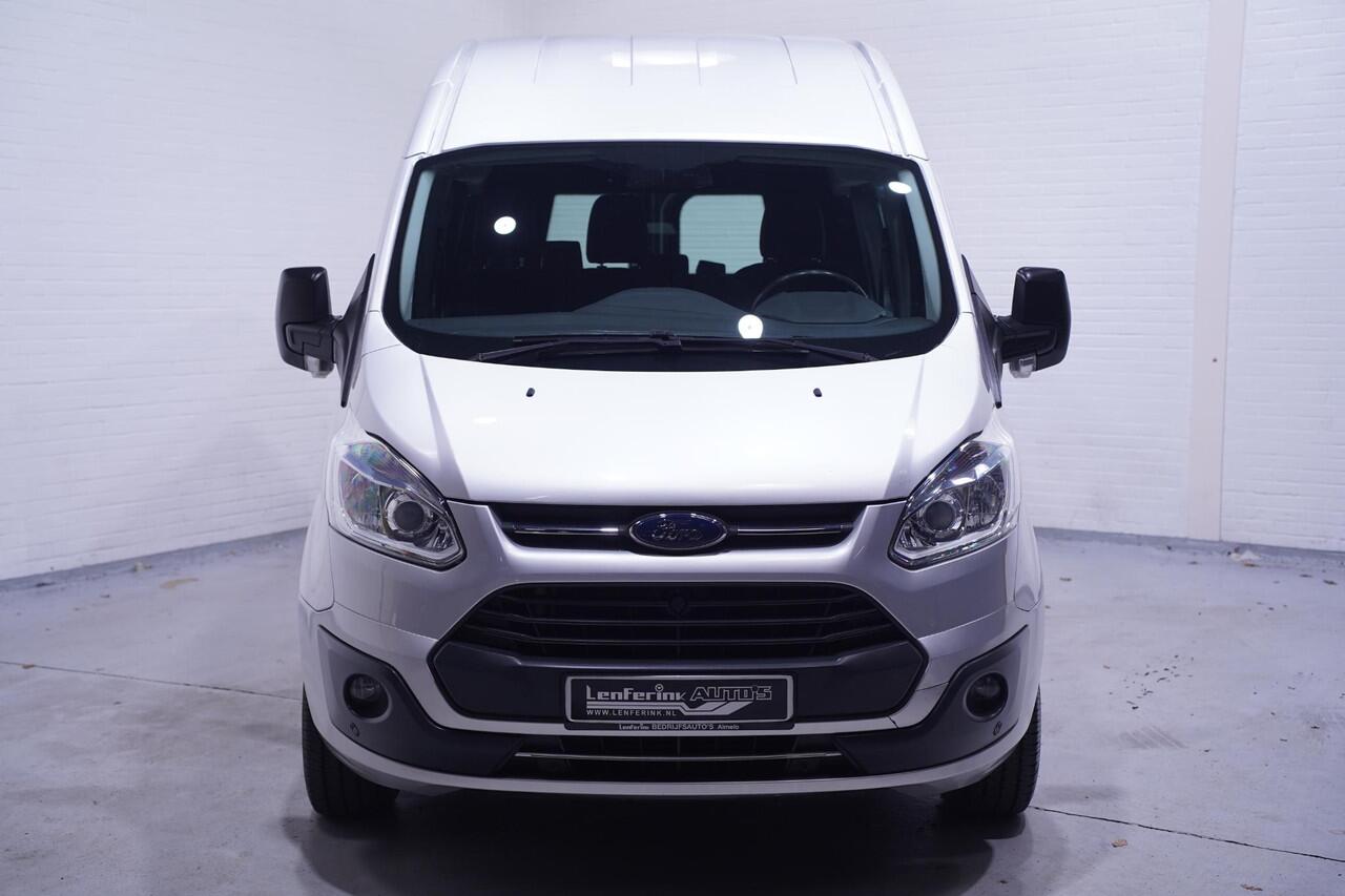 Ford TRANSIT CUSTOM 2.0 TDCI 130 pk L2H2 Dubbel Cabine 6p Airco Cruise Control, PDC V+A, Hoog Dak