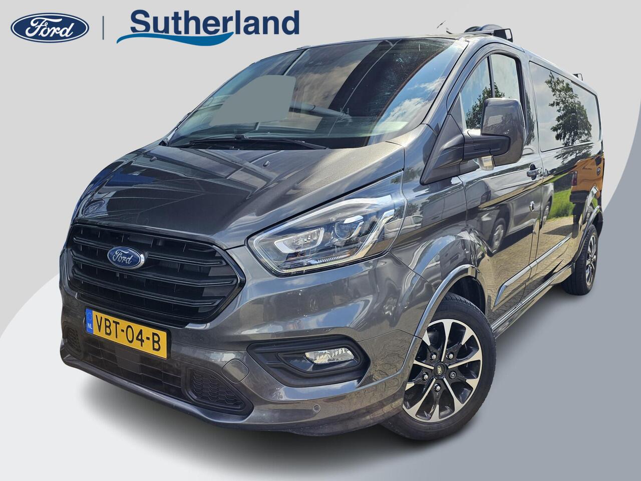 Ford TRANSIT CUSTOM 320 2.0 TDCI L2H1 Sport 185 pk Automaat | Cruise control | Navigatie | Lane assist | Half leder | Stoelverwarming | Airco | Trekhaak | Zéér compleet!