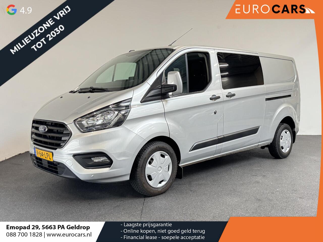 Ford TRANSIT CUSTOM 131pk Automaat L2H1 Trend Dubbele Cabine 2x Schuifdeur Navigatie Apple Carplay/Android Auto Cruise control Airco Euro6