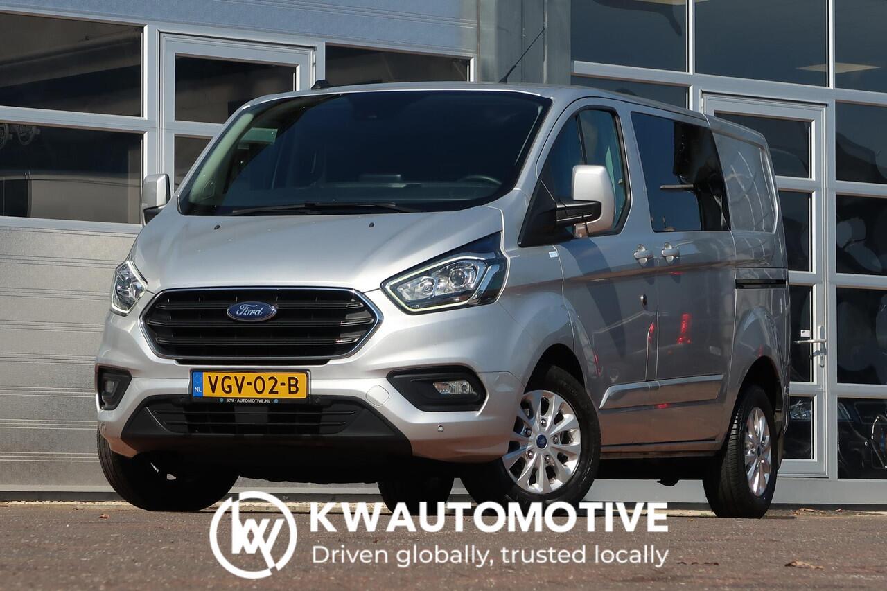 Ford TRANSIT CUSTOM 300 2.0 TDCI L1H1 Limited DC AUT/ LED/ CAMERA/ 2X DEUR/ CRUISE/ AIRCO/ TREKHAAK