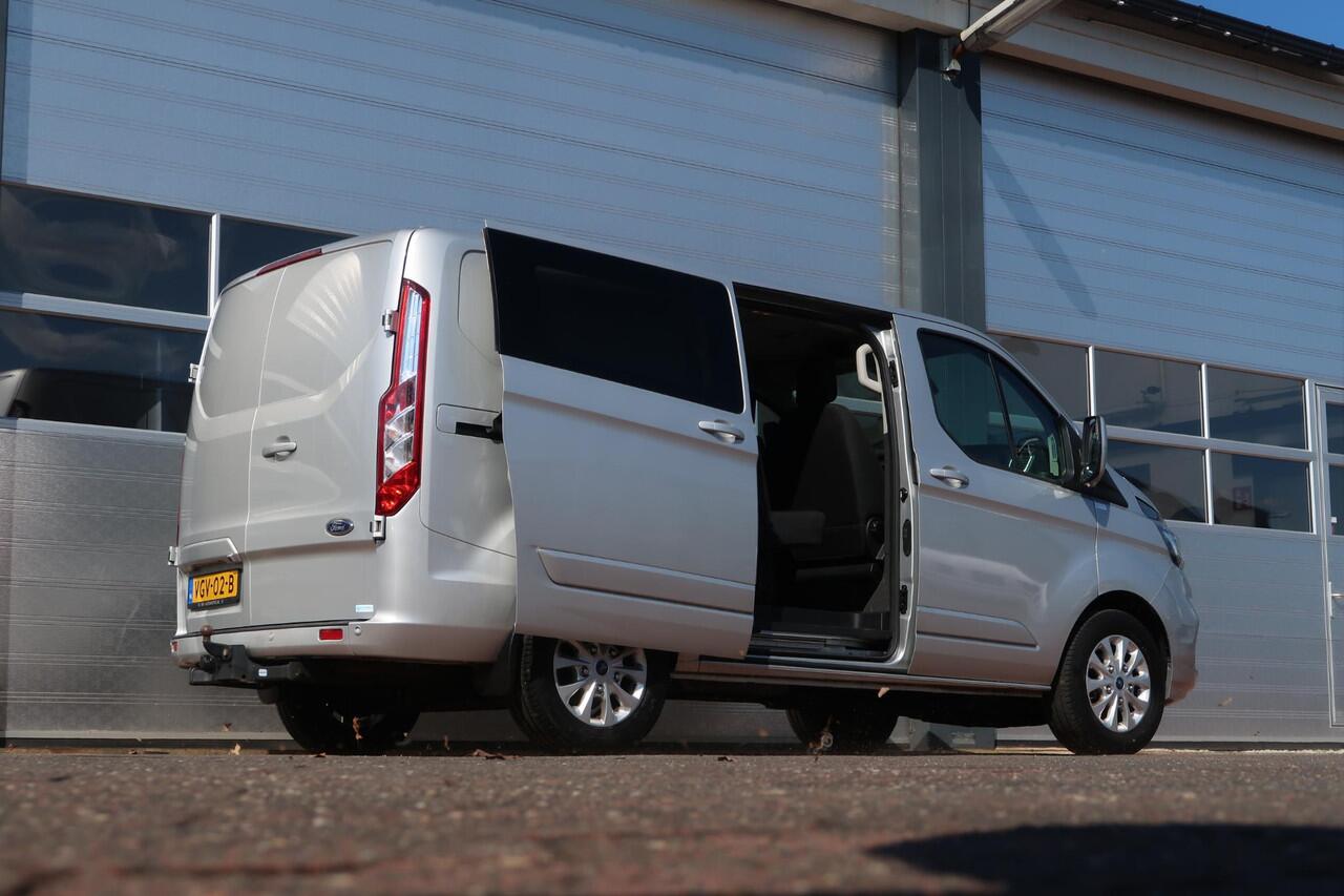 Ford TRANSIT CUSTOM 300 2.0 TDCI L1H1 Limited DC AUT/ LED/ CAMERA/ 2X DEUR/ CRUISE/ AIRCO/ TREKHAAK