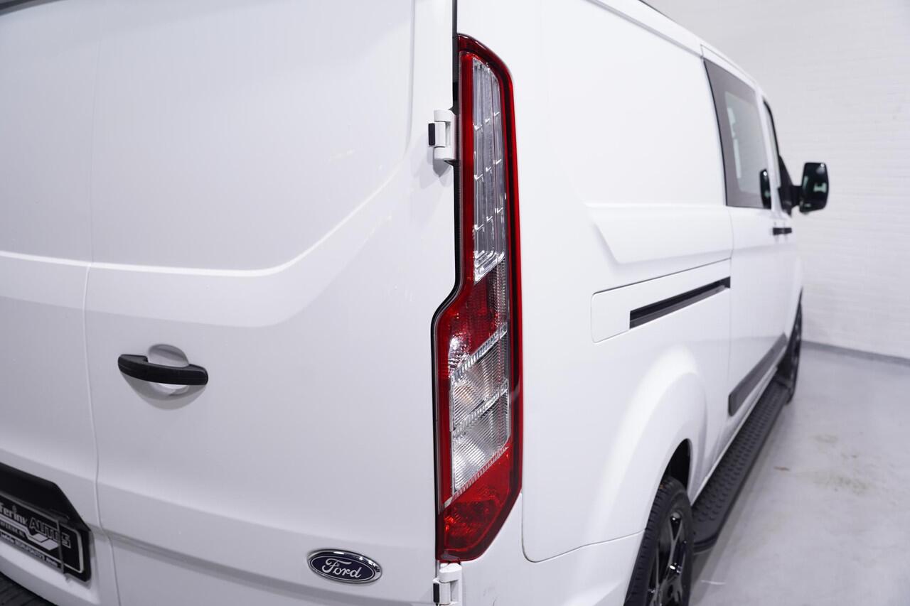 Ford TRANSIT CUSTOM 2.0 TDCi 130 pk Dubbel Cabine Edition Navi Camera, RAPTOR Grille, 18" LMV, Treeplanken, Spoiler Pack, 6-Zits