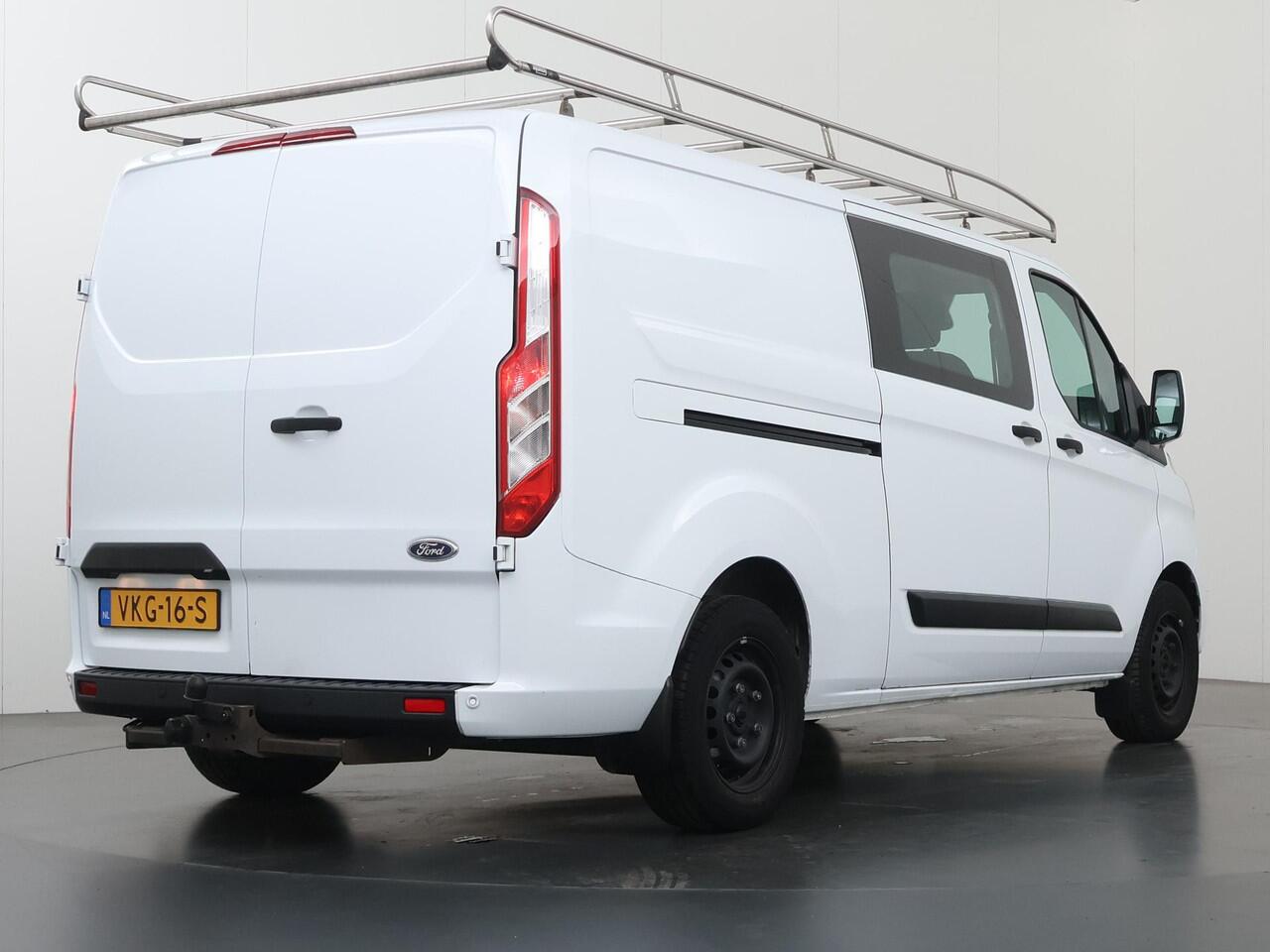 Ford TRANSIT CUSTOM 320 | 2.0 TDCI | AUT. | L2 H1 | TREND | DUBBELE CABINE | AIRCO | CRUISE CONTROL | CAMERA | STOELVERWARMING | APPLE CARPLAY / ANDROID AUTO | TREKHAAK | PARKEERSENSOREN