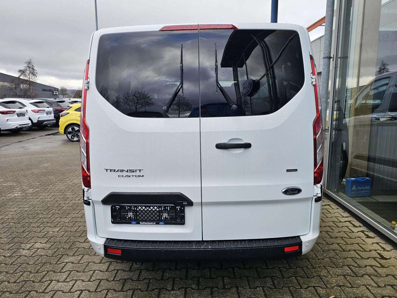 Ford TRANSIT CUSTOM 320 1.0 EcoBoost L1H1 PHEV Trend | 9-persoons | Marge Geen BTW | Stoelverwarming | Privacy glass | Scherm