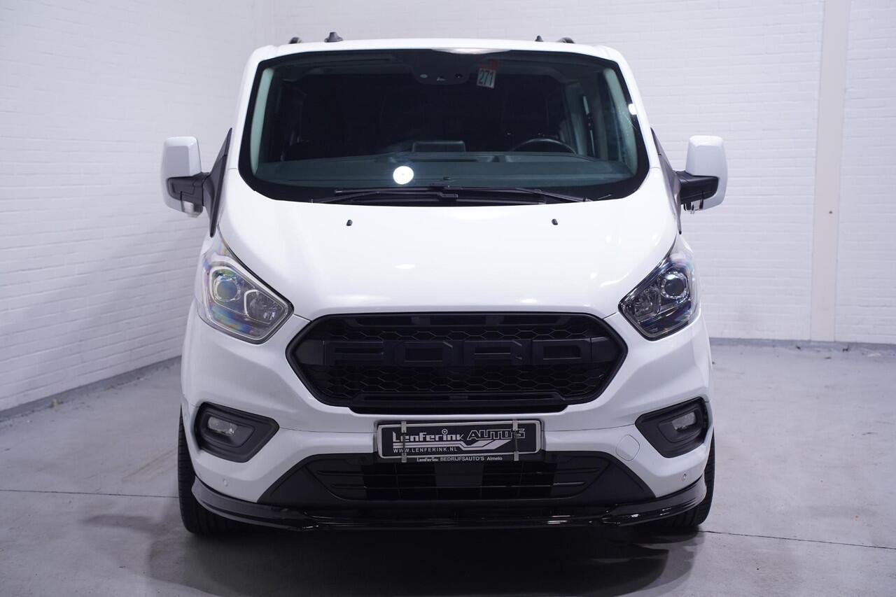 Ford TRANSIT CUSTOM 2.0 TDCI 130 pk Dubbel Cabine RAPTOR Grille, Navi Camera, 18" LMV, Spoiler Pack, 6-Zits