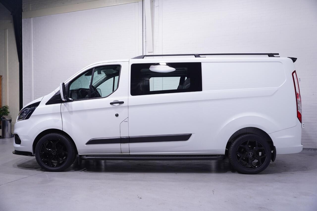 Ford TRANSIT CUSTOM 2.0 TDCI 130 pk Dubbel Cabine RAPTOR Grille, Navi Camera, 18" LMV, Spoiler Pack, 6-Zits