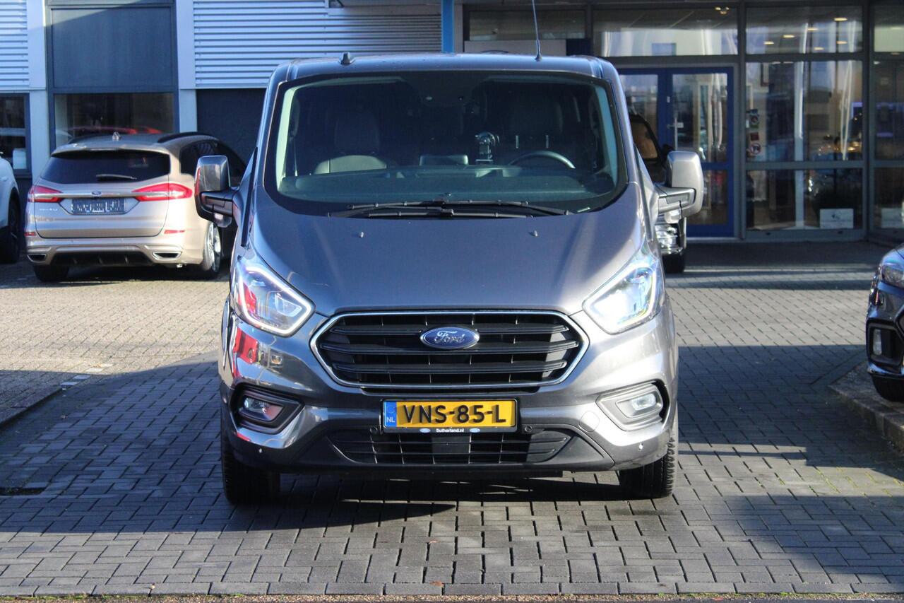 Ford TRANSIT CUSTOM 300 2.0 TDCI L2H1 Limited DC 130pk | ZUID | Dubbele Cabine | Xenon | Trekhaak | Elek. Verstelbare Stoel | Winterpack |
