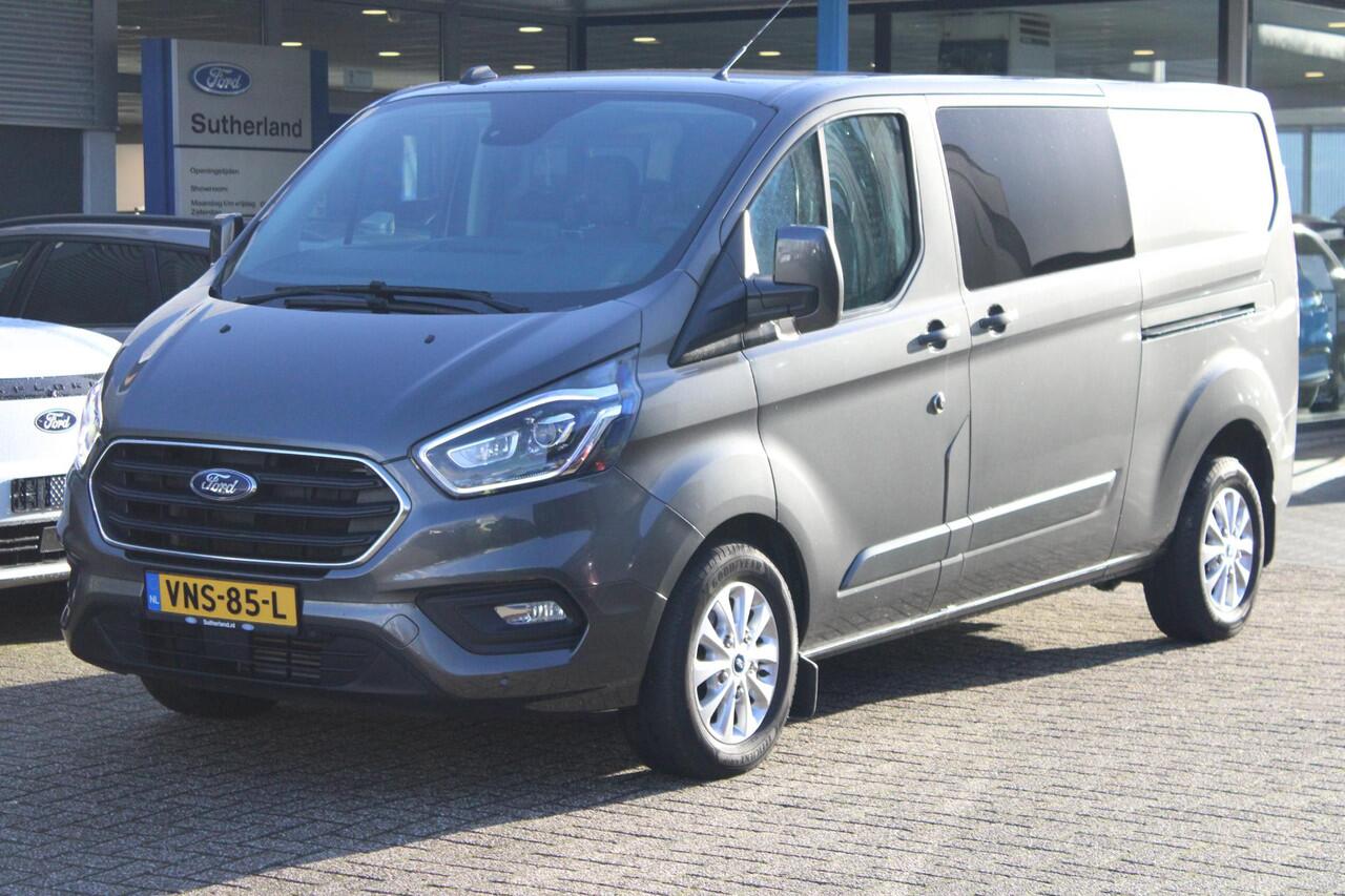 Ford TRANSIT CUSTOM 300 2.0 TDCI L2H1 Limited DC 130pk | ZUID | Dubbele Cabine | Xenon | Trekhaak | Elek. Verstelbare Stoel | Winterpack |