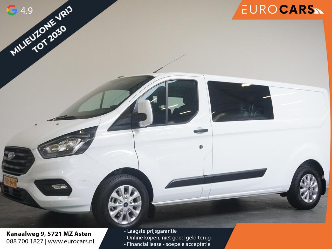 Ford TRANSIT CUSTOM 300 2.0 TDCI L2H1 Trend Dubbele Cabine Airco| Bluetooth| Navi| Trekhaak|