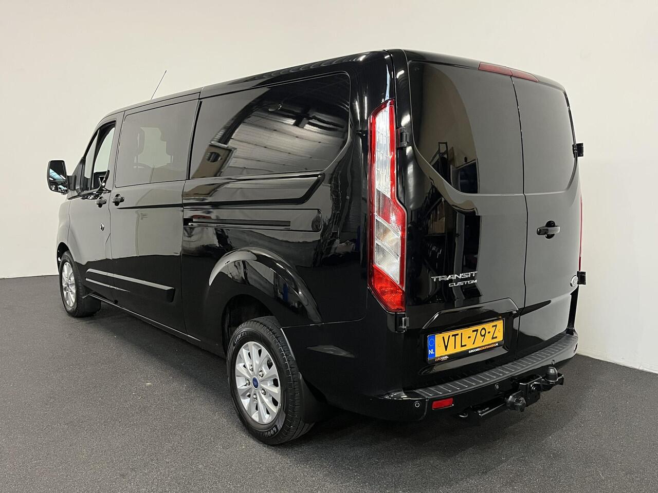 Ford TRANSIT CUSTOM 300 2.0 TDCI L2H1 Limited Dubbele cabine Navi| Airco| 2 Schuifdeuren | Trekhaak| PDC| Carplay| DAB|