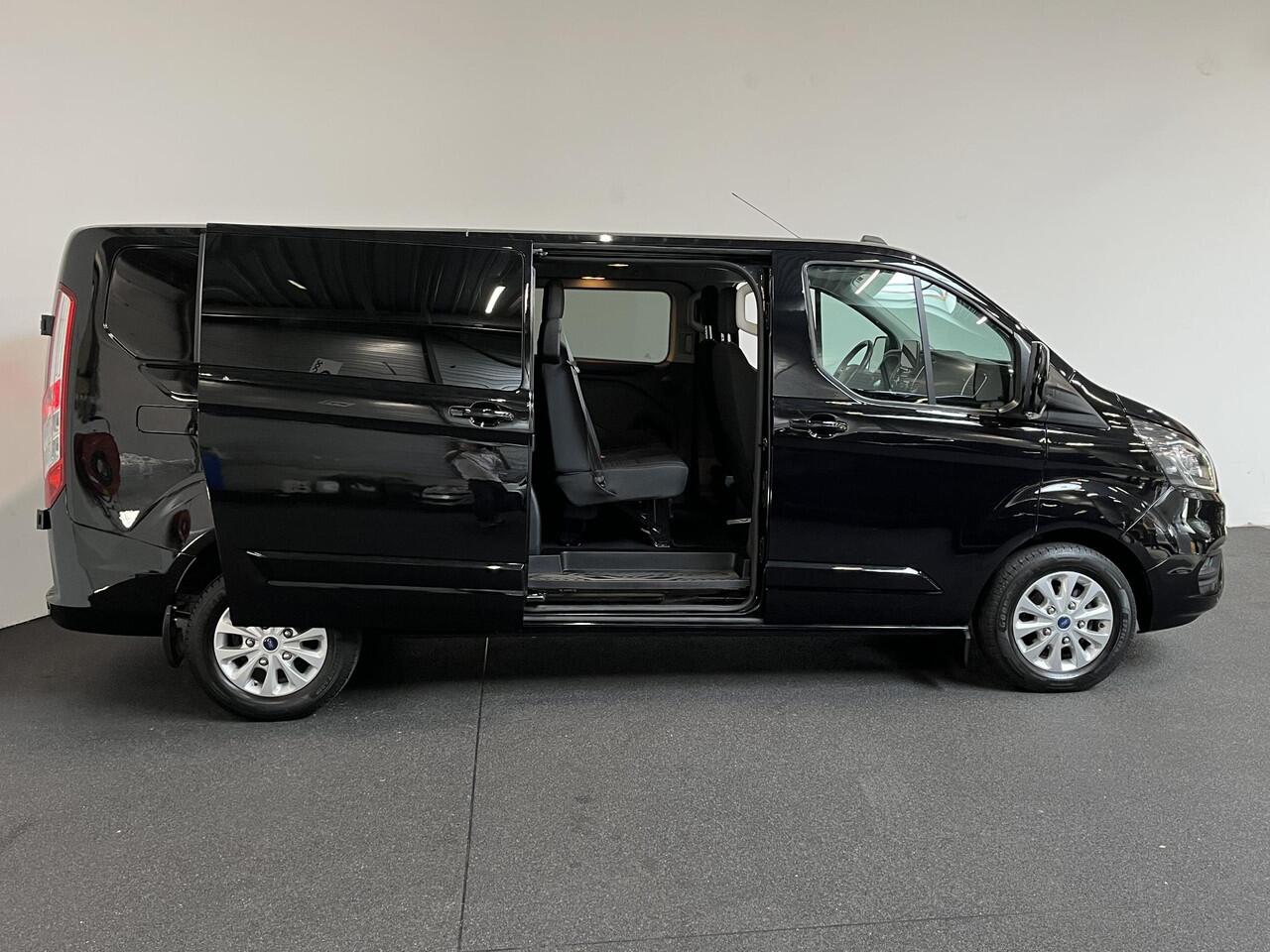 Ford TRANSIT CUSTOM 300 2.0 TDCI L2H1 Limited Dubbele cabine Navi| Airco| 2 Schuifdeuren | Trekhaak| PDC| Carplay| DAB|