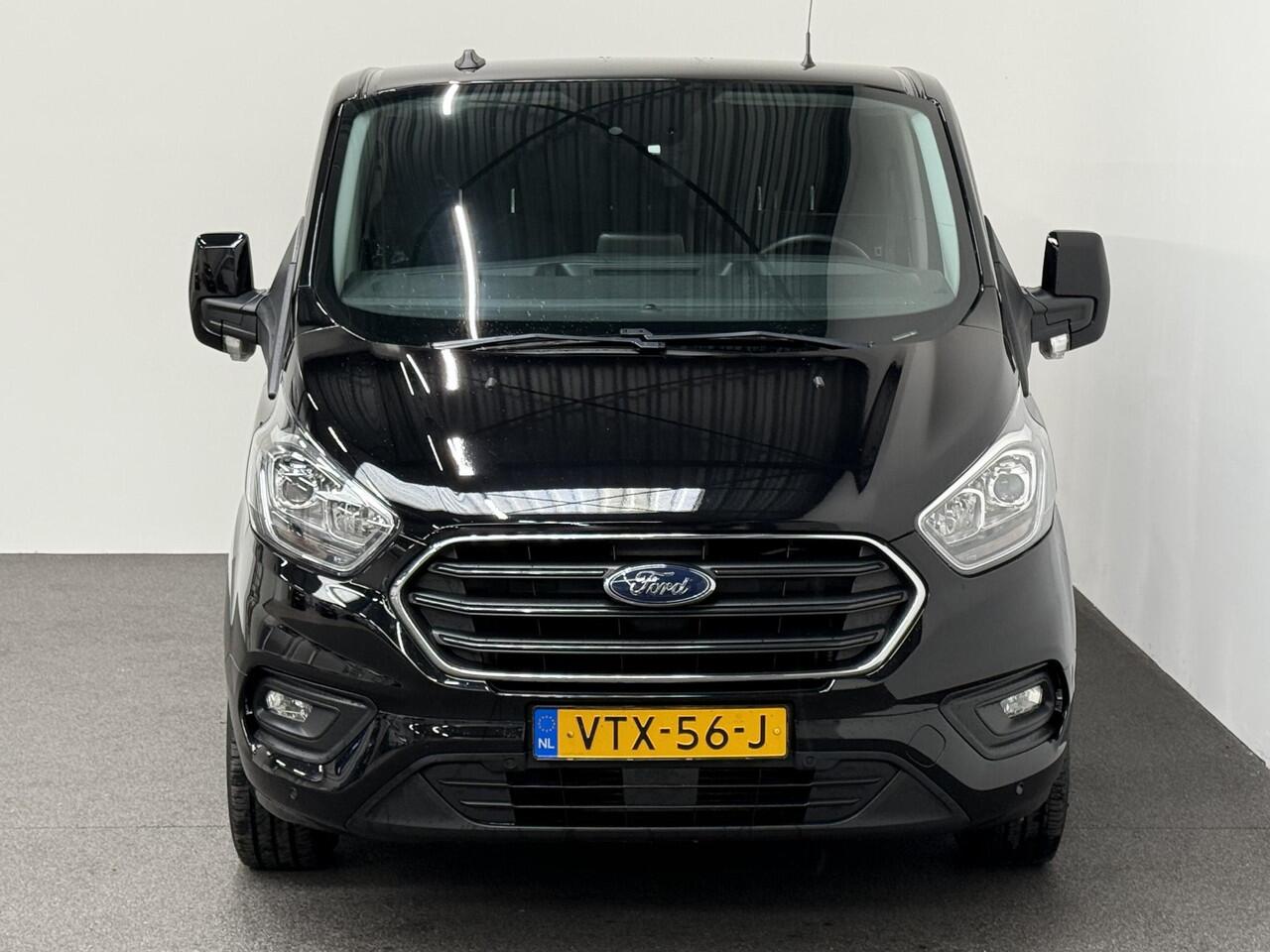 Ford TRANSIT CUSTOM 300 2.0 TDCI L2H1 Limited Dubbele cabine Navi Airco 2 Schuifdeuren Trekhaak PDC Camera Carplay DAB