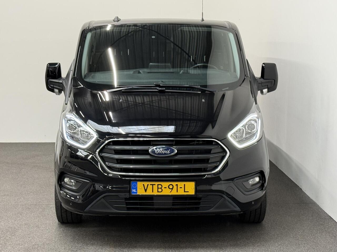 Ford TRANSIT CUSTOM 300 2.0 TDCI L2H1 Limited Dubbele cabine Automaat Navi Airco 2 Schuifdeuren Trekhaak PDC Carplay DAB