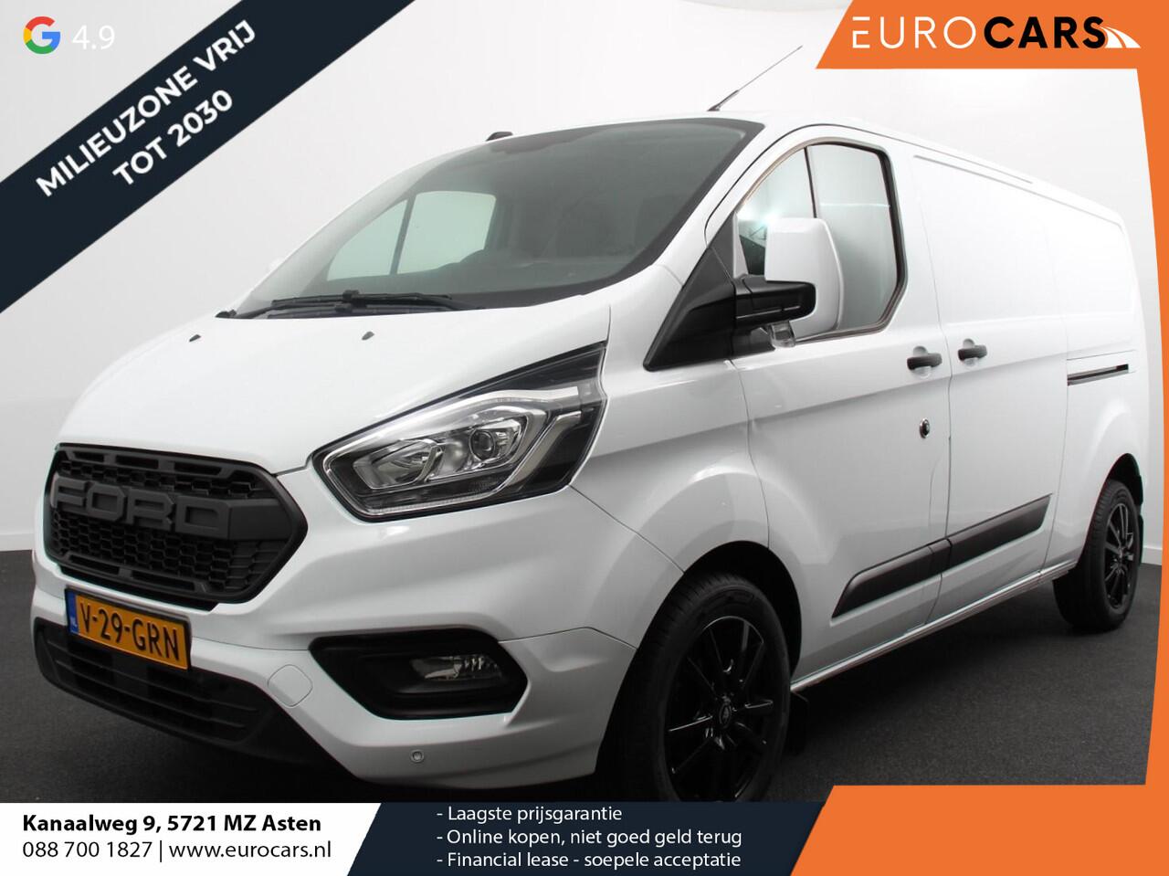 Ford TRANSIT CUSTOM 130pk L2H1 Raptor Edition Trend 2x Schuifdeur Airco Cruise Control Achterklep Radio Bluetooth Euro6