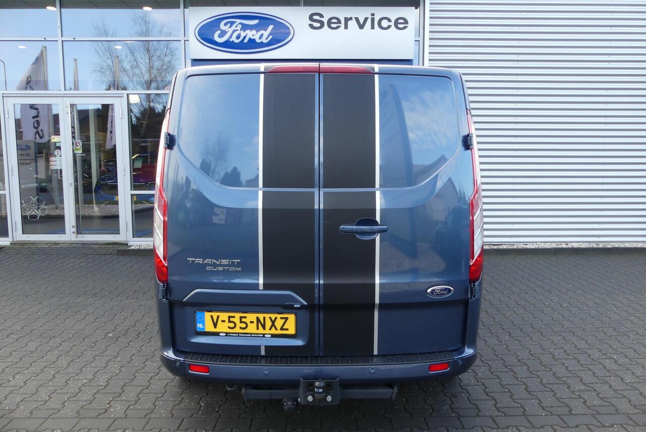 Ford TRANSIT CUSTOM 320 2.0 TDCI L2H1 Sport 5p., TREKHAAK (2.550KG), DUBBELE SCHUIFDEUR, WINTER PACK, CRUISE, AIRCO, CAMERA, PDC V&A, APPLE CARPLAY/ANDROID AUTO, BI-XENON, LANE ASSIST, DAB, 47.576KM
