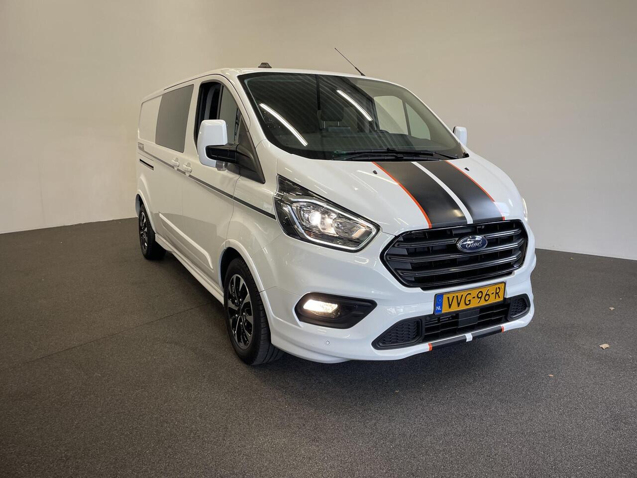 Ford TRANSIT CUSTOM 320 2.0 TDCI L2H1 170PK Sport Automaat Dubbele Cabine Airco Cruise Control Bluetooth Navi Trekhaak