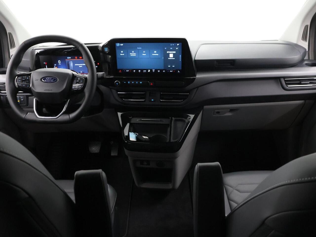 Ford TRANSIT CUSTOM TOURNEO | 320 2.0 TDCI | L2 H1 | 170 PK | TITANIUM X | 360 CAMERA | ADAPTIVE CRUISE | STOELVERWARMING | LEDER | STUURWIELVERWARMING | NAVIGATIE | CLIMATE CONTROL | BLIND-SPOT | 2500 KG AHW TREKHAAK | 19" LICHTMETALEN VELGEN