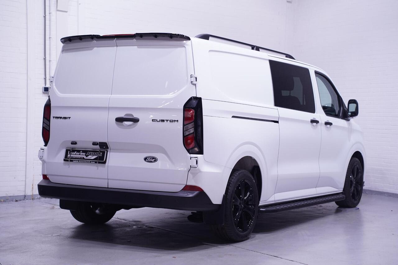 Ford TRANSIT CUSTOM 2.0 TDCI 136 pk L2 DC Black&White 6-Zits, BPM vrij, Camera, Spoilerpack, 19" LMV, Apple Carplay