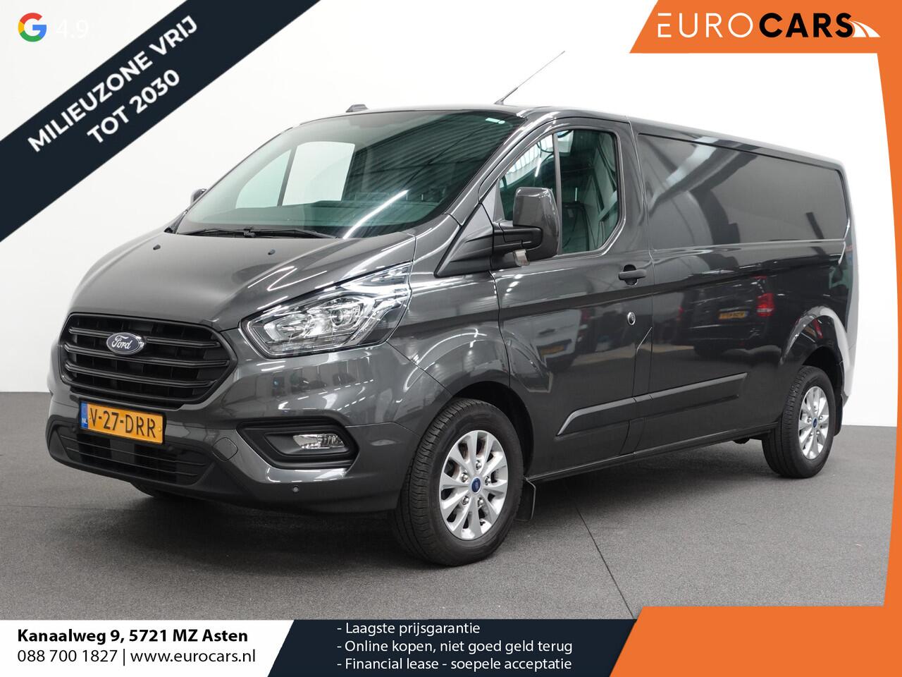 Ford TRANSIT CUSTOM 300 2.0 TDCI 130pk L2H1 Trend Automaat Airco Navigatie Cruisecontrol Camera Parkeersensoren Trekhaak Betimmering