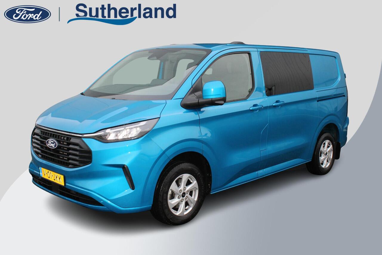 Ford TRANSIT CUSTOM 300 2.0 TDCI Dubbele Cabine L1H1 Limited | Trekhaak | Driver Assistance Pack | Stuurwielverwarming | Dubbele Zijschuifdeur | Camera | Navigatie