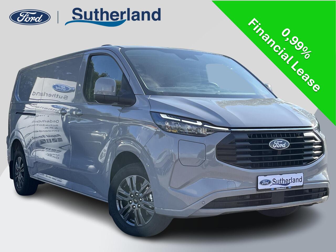 Ford TRANSIT CUSTOM 320 2.5 PHEV L2H1 Limited | 0,99% Renteactie | SCI | 233pk | Driver Assistance pack Premium | Wegklapbare Trekhaak | Verwarmd Stuurwiel | 17 inch Licht metalen Velgen | B&O Speakers