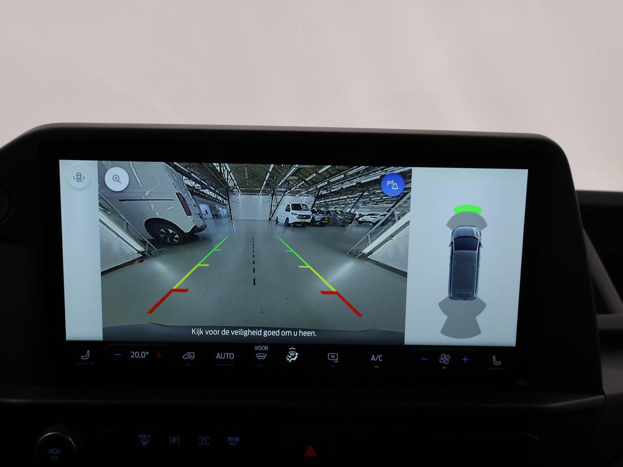 Ford TRANSIT CUSTOM E-Transit 320 | L1 H1 | Trend | 65 kWh | 2300 KG. AHW | Climate Control | Apple Carplay / Android Auto | 328 KM Range | Voorruitverwarming | Stoelverwarming | LED Koplampen | Achterdeuren |