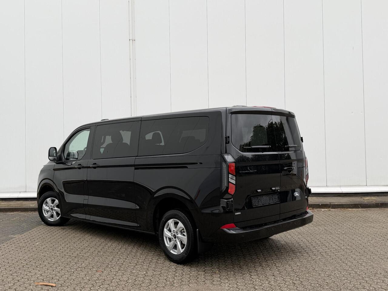 Ford TRANSIT CUSTOM 340 2.5 PHEV L2H1 Limited (9-persoons) | UIT VOORRAAD LEVERBAAR | 9-Persoons | Elek. Inklapbare Trekhaak | Dubbele zijschuifdeur |