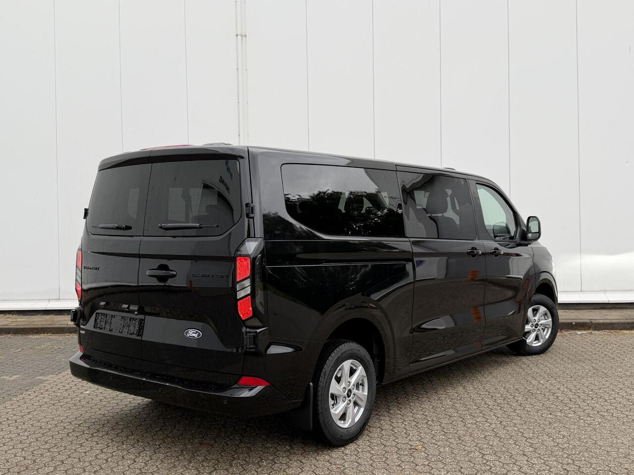 Ford TRANSIT CUSTOM 340 2.5 PHEV L2H1 Limited (9-persoons) | UIT VOORRAAD LEVERBAAR | 9-Persoons | Elek. Inklapbare Trekhaak | Dubbele zijschuifdeur |