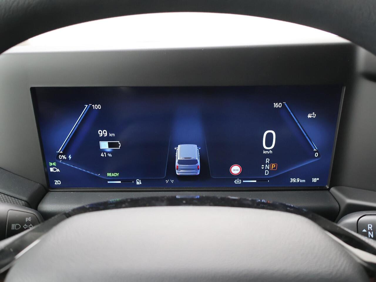 Ford TRANSIT CUSTOM E-Transit 320 | L1 H1 | Trend | 65 kWh | 2300 KG. AHW | Climate Control | Apple Carplay / Android Auto | 328 KM Range | Voorruitverwarming | Stoelverwarming | LED Koplampen | Achterdeuren |