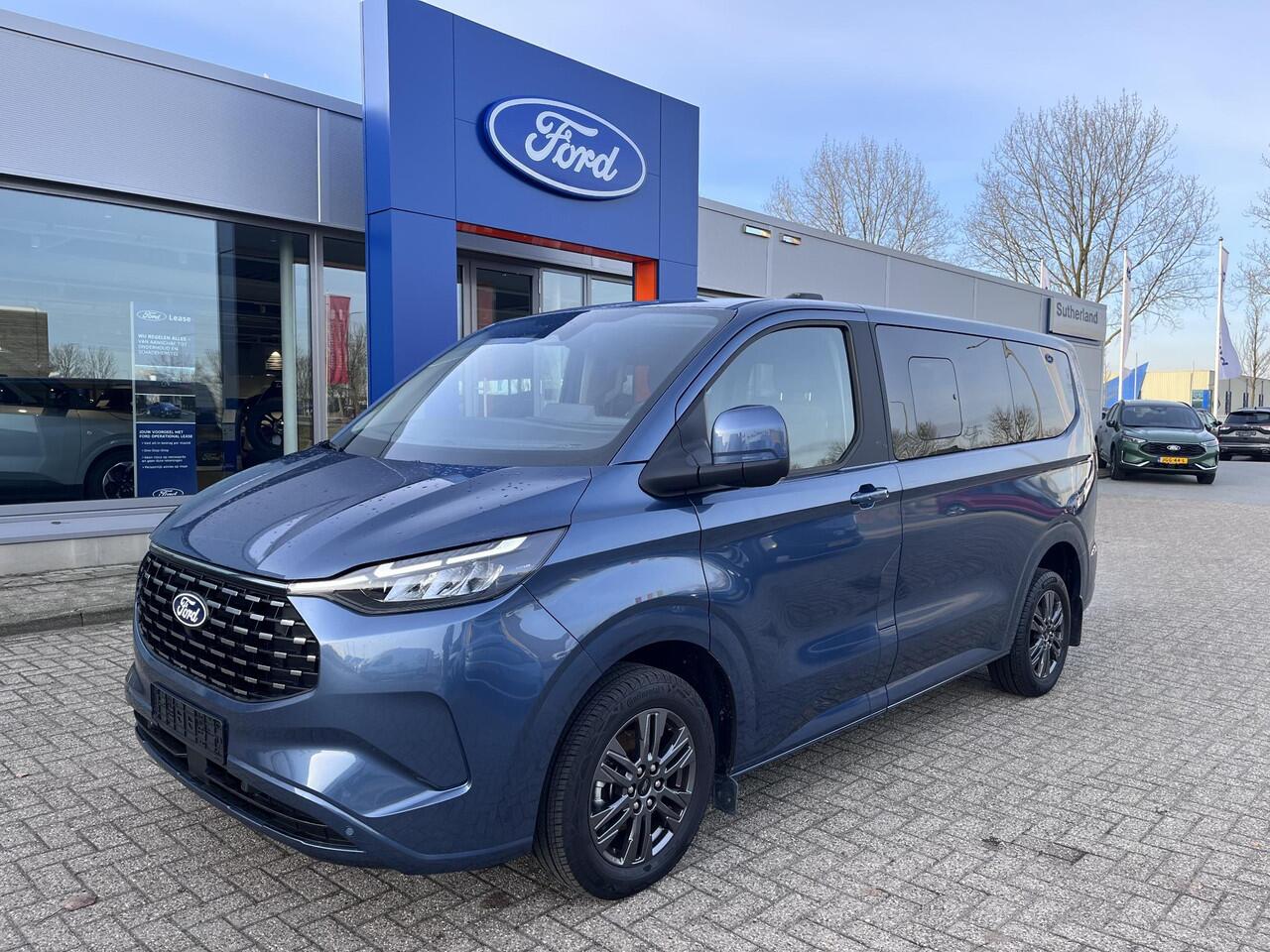 Ford TRANSIT CUSTOM Tourneo 340 2.5 PHEV L1H1 Titanium 233pk | Stoel en stuurverwarming | Prijs is incl. BTW/BPM | Verlengde Fabrieksgarantie tot 04-2029