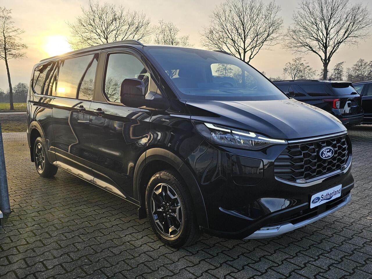 Ford TRANSIT CUSTOM Tourneo 340 2.5 PHEV L2H1 Active 233pk | Adaptieve Cruise | Stuurverwarming | 8 Pers | Prijs incl. BTW en BPM | Wegklapbare Trekhaak | Dubbele Schuifdeur | BLIS | B&O Audio | Verlengde Fabrieksgarantie tot 05-2029