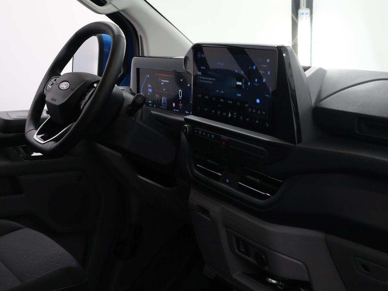 Ford TRANSIT CUSTOM E-Transit 320 | L2 H1 | LIMITED | 65 kWh | 328 KM WLTP | SPOILER PAKKET | 20" LICHTMETALEN WIELEN | DRIVER ASSISTENT PACK ULTIMATE | BOEKJE VOL | B&O AUDIO | 360 CAMERA RONDOM | ADAPTIVE CRUISE | STOEL EN STUURWIEL VERWARMING