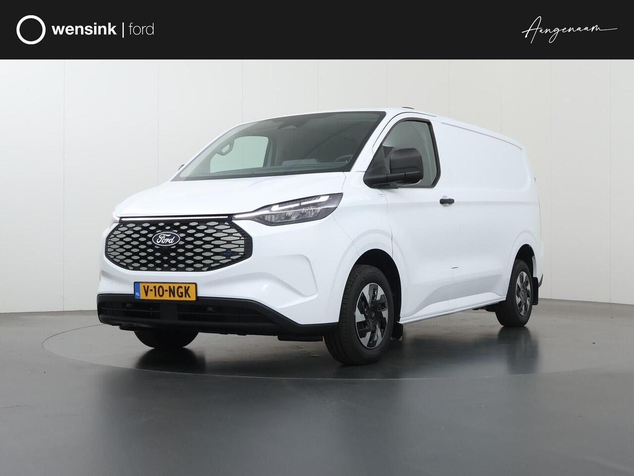 Ford TRANSIT CUSTOM E-Transit 320 | L1 H1 | Trend | 65 kWh | 2300 KG. AHW | Climate Control | Apple Carplay / Android Auto | 328 KM Range | Voorruitverwarming | Stoelverwarming | LED Koplampen | Achterdeuren |