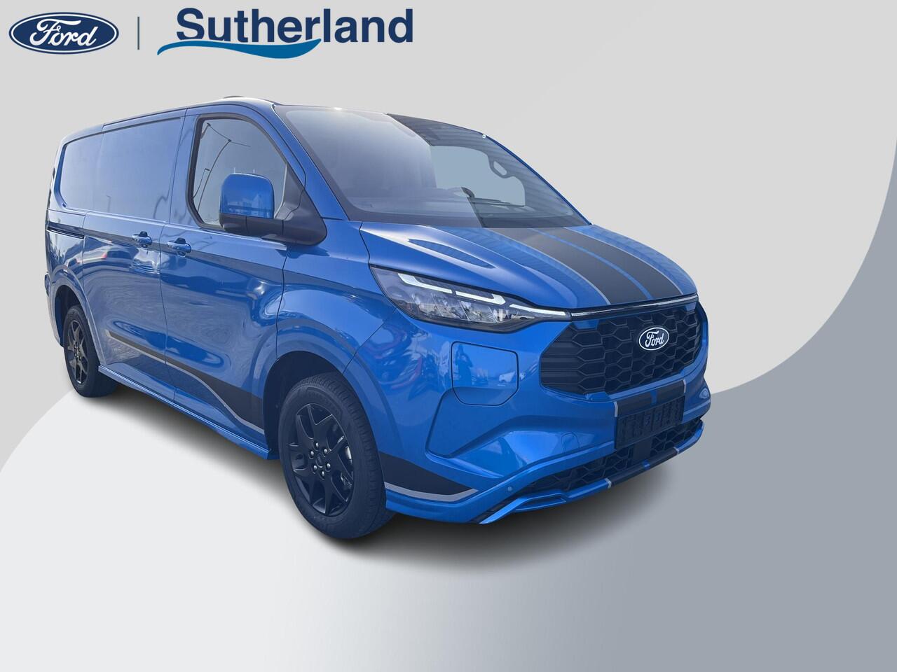 Ford TRANSIT CUSTOM 320 2.5 PHEV L1H1 Sport 233pk | Adaptieve cruise | BLIS | prijs incl. BPM en excl. BTW Dubbele Schuifdeuren elektrisch bedienbaar | Stoelverwarming | All Weather Banden | 360 Camera | Verlengde Fabrieksgarantie tot 10-2029