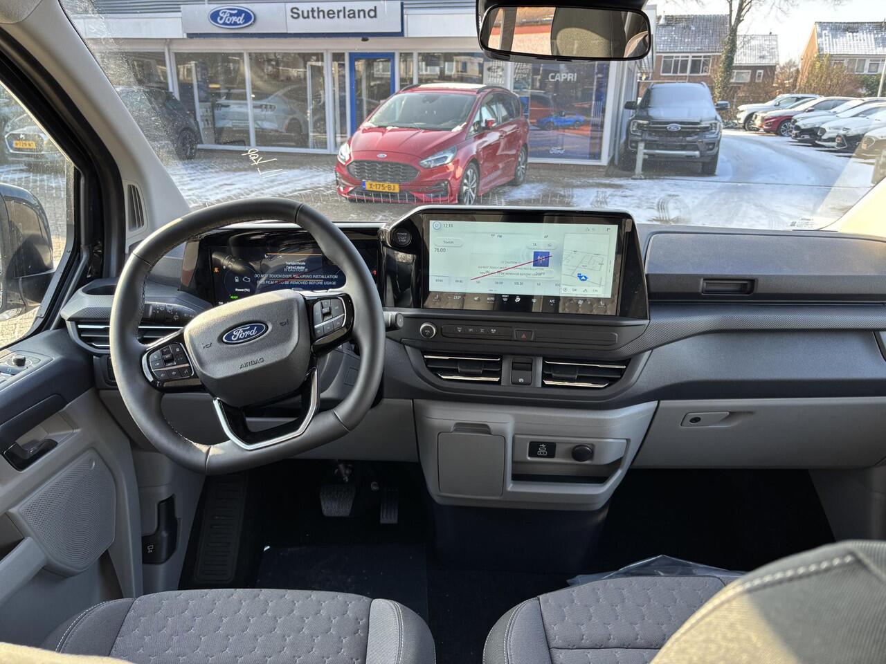 Ford TRANSIT CUSTOM 340 2.5 PHEV L2H1 Limited SCI | 233pk | Kombi | Incl. BTW/BPM | Dubbele zijschuifdeur | Privacy Glass | Inklapbare trekhaak | 17 inch lichtmetalen velgen | Driver Assistance Pack Premium | Verwarmbaar stuurwiel