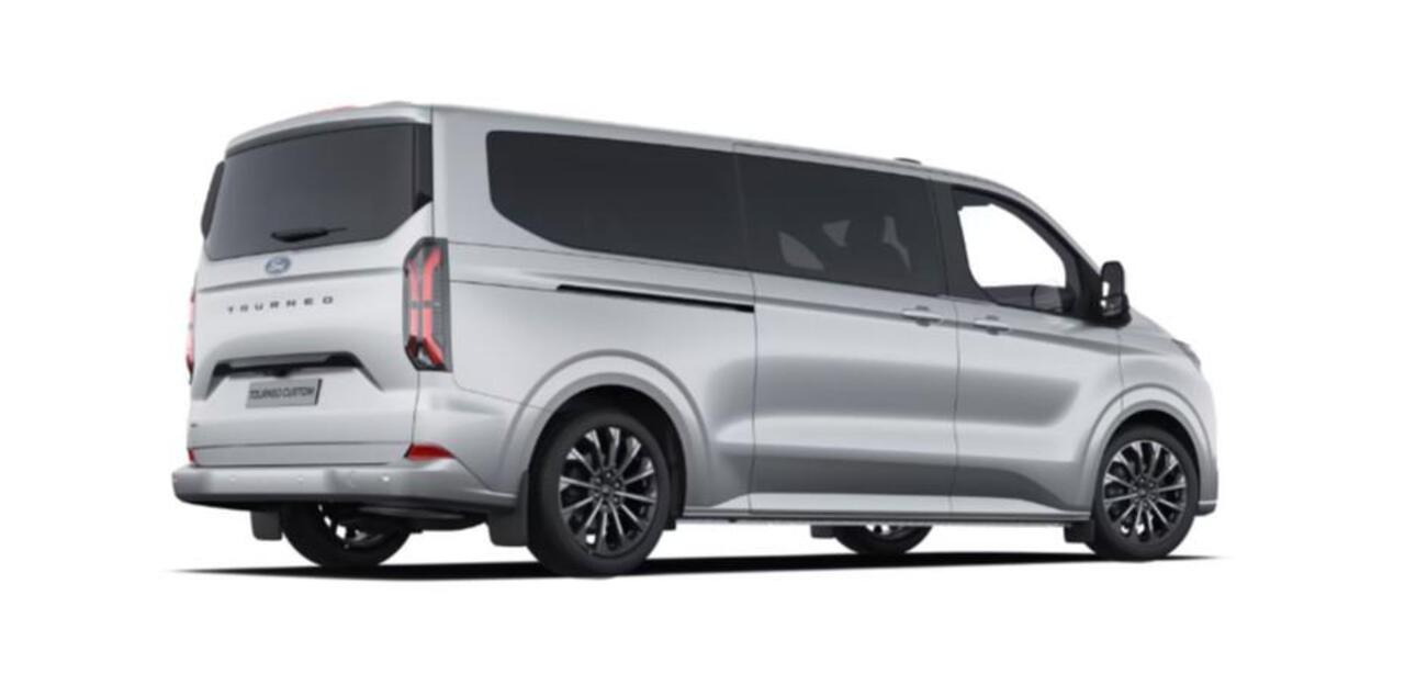 Ford TRANSIT CUSTOM Tourneo 340 2.5 PHEV L2H1 Titanium X 233pk | Incl. BTW/BPM Rijklaar | Handsfree elektrische dubbele zijschuifdeuren | 16-Weg elektrsich verstelbare AGR-stoel | Inklapbare trekhaak | Tourneo Luxury Pack | Verwarmbaar stuurwiel
