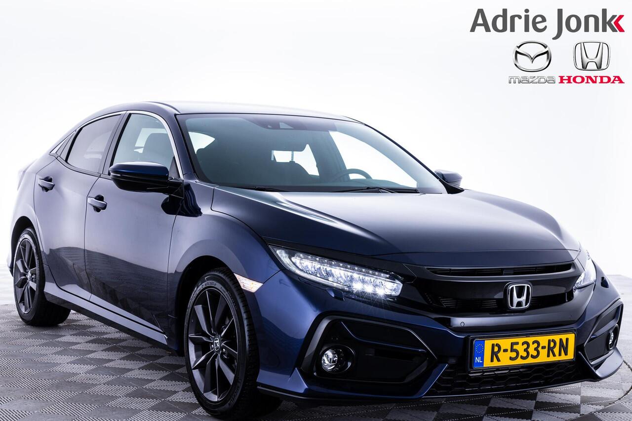 Honda CIVIC 1.0 i-VTEC Elegance | Adapaptive Cruise Control | Rijstrookbegeleiding | Parkeersensoren V+A | Full Led | Navigatie | Achteruitrijcamera | Stoelverwarming |