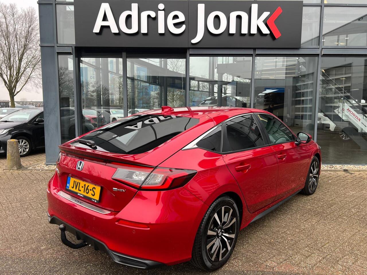 Honda CIVIC 2.0 e:HEV Elegance | AUTOMAAT | TREKHAAK |CLIMATE CONTROL | STOELVERWARMING | APPLE CARPLAY | ANDROID AUTO | CRUISE CONTROL ADAPTIEF