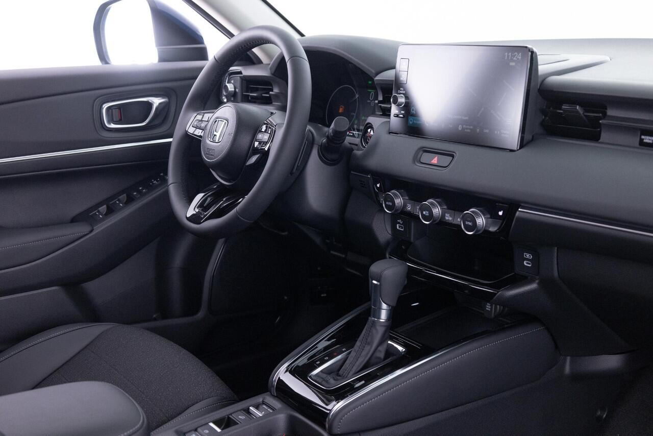 Honda HR-V 1.5 e:HEV Advance | NIEUWE AUTO | DIRECT LEVERBAAR | FULL HYBRID | ADVANCE | HALF LEER | CARPLAY & ANDROID | ELEK ACHTERKLEP |