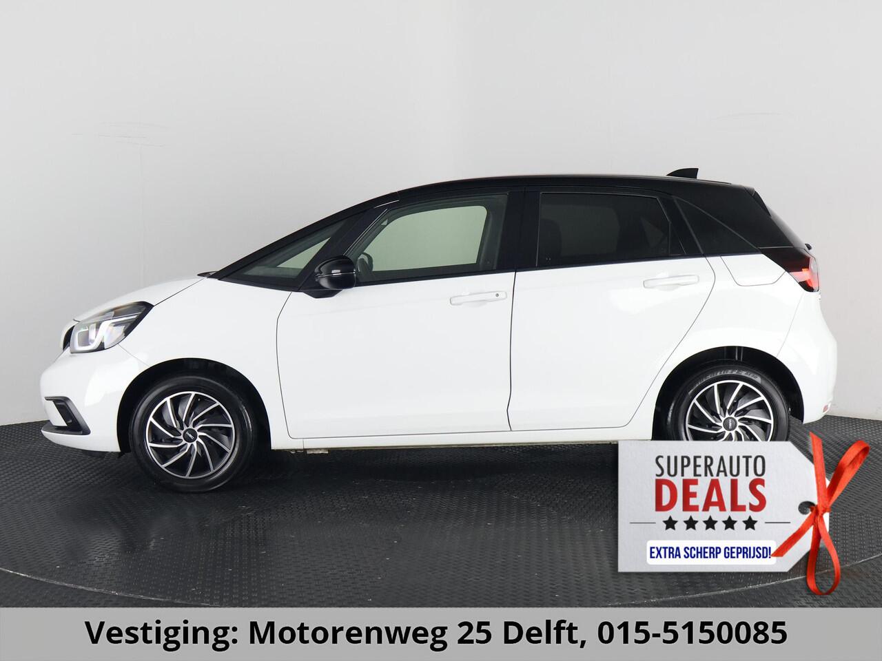 Honda JAZZ 1.5 HEV AUTOMAAT ELEGANCE 1e EIG . GARANTIE 2033* STOELVERWARMING . CRUISE CONTROL . BLUETOOTH . ELEKTRISCHE RAMEN V+A
