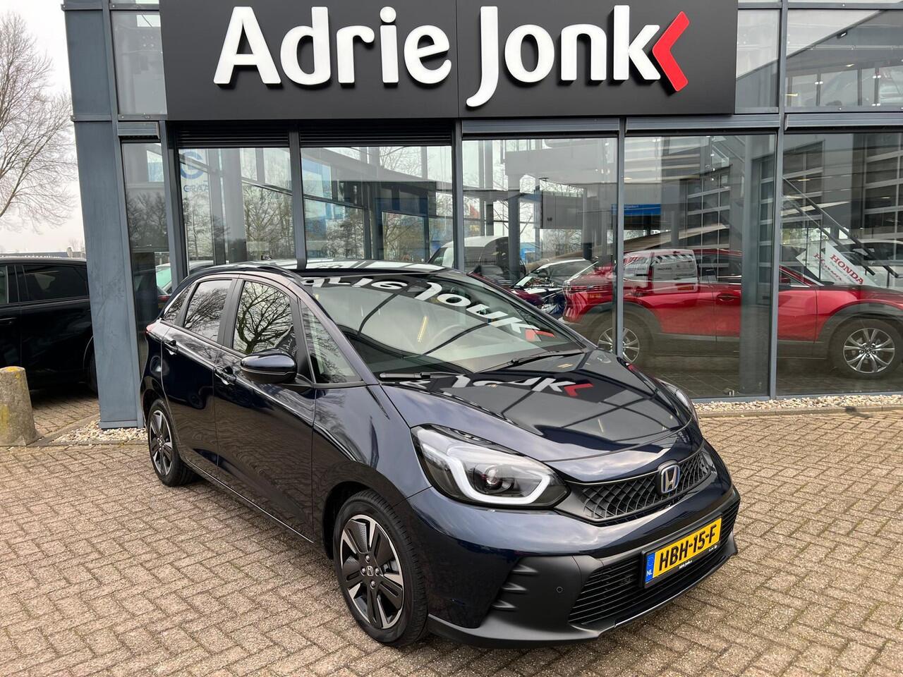 Honda JAZZ 1.5 e:HEV Advance AUTOMAAT | HYBRIDE | A. CAMERA | ADAPTIVE CRUISE | PARKEER SENSOREN V+A | STUUR- en STOELVERWARMING | NED. AUTO |
