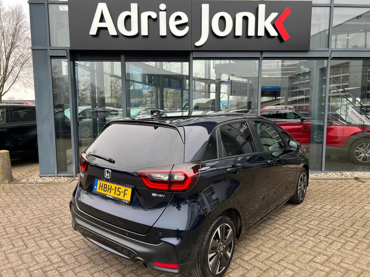 Honda JAZZ 1.5 e:HEV Advance AUTOMAAT | HYBRIDE | A. CAMERA | ADAPTIVE CRUISE | PARKEER SENSOREN V+A | STUUR- en STOELVERWARMING | NED. AUTO |