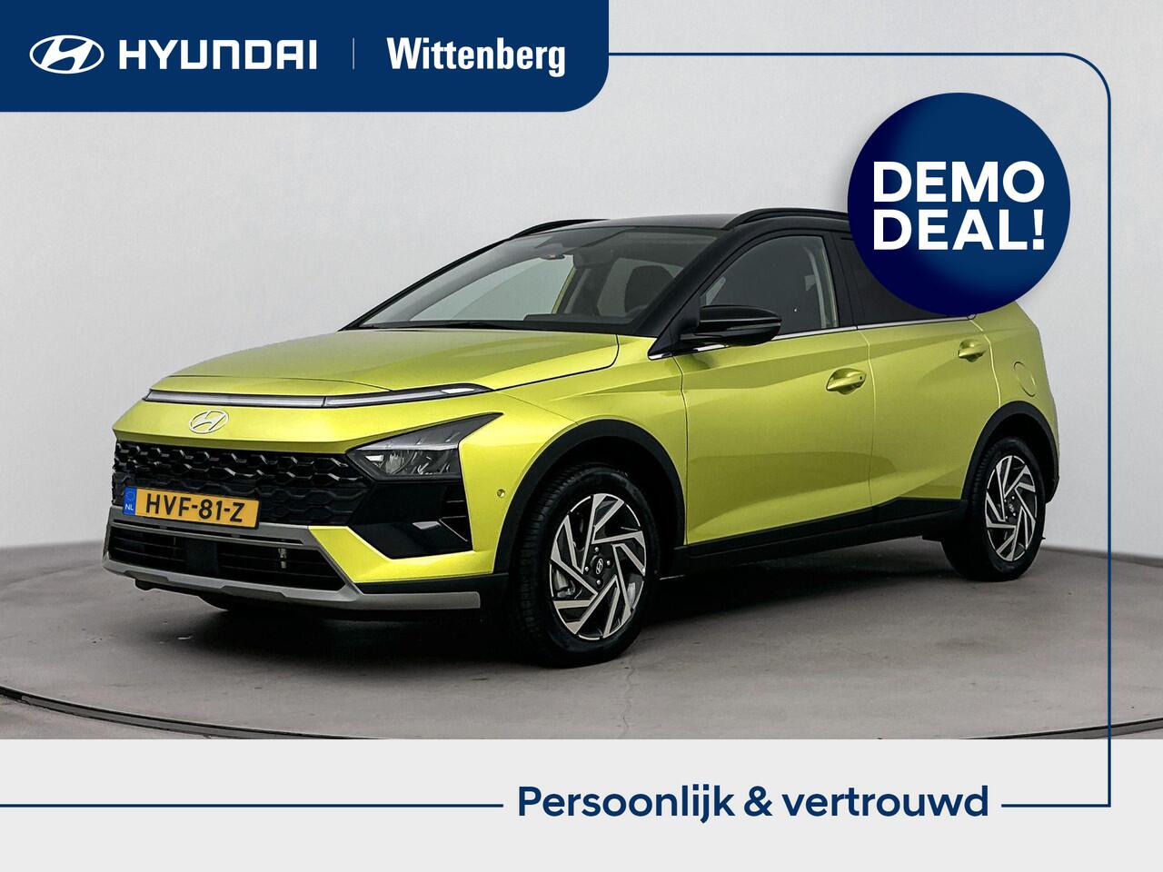 Hyundai Bayon 1.0 T-GDI Premium | Climate control | Verwarmbare stoelen en stuur | Privacy glass | Navigatie