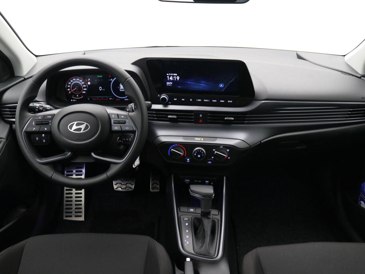 Hyundai Bayon 1.0 T-GDI Comfort AUTOMAAT / Navigatie / Achteruitrijcamera / Airco / Cruise Control / LED Dagrijverlichting / LMV / Fabrieksgarantie tot 02-01-2031 / NL auto / Apple CarPaly & Android Auto /