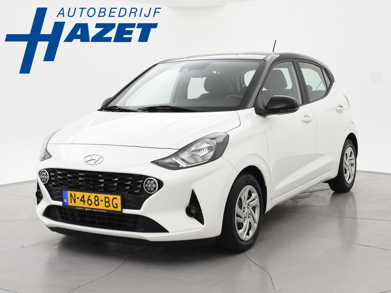 Hyundai I 10 1.0 AUTOMAAT COMFORT 5-ZITS + APPLE CARPLAY | DAB+ | CRUISE CONTROL | TWO-TONE WIT/ZWART