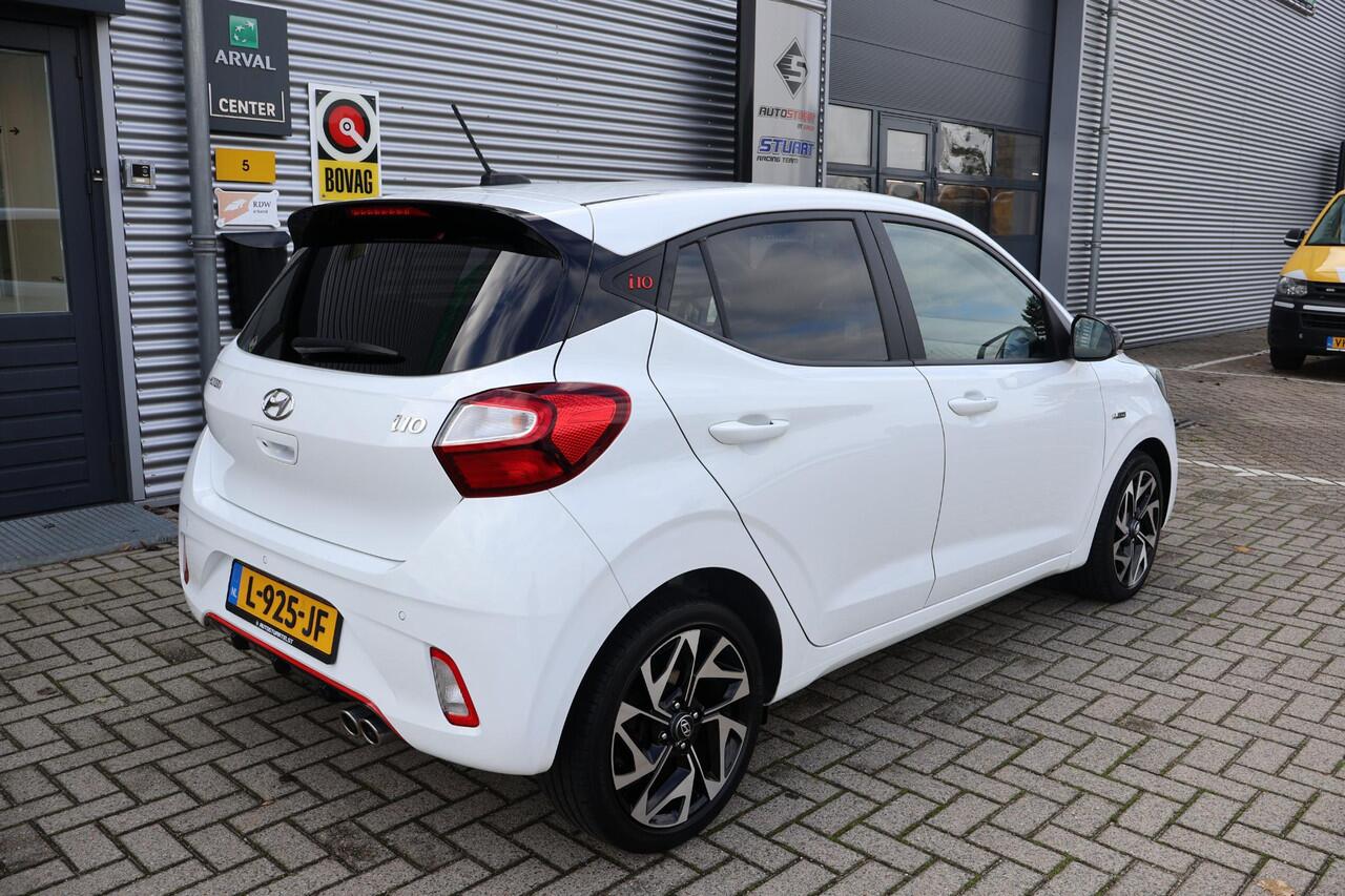 Hyundai I 10 1.0 T-GDI N Line 5-zits 1e Eigenaar | Dealer Onderh | NL-Auto | BTW | Camera | Navi | Winterpack | Carplay | PDC | Full Led | Start/Stop | Hill-Hold