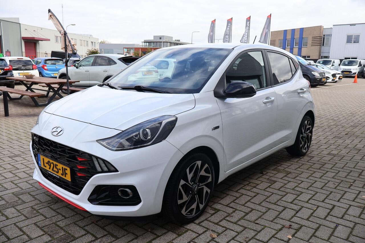 Hyundai I 10 1.0 T-GDI N Line 5-zits 1e Eigenaar | Dealer Onderh | NL-Auto | BTW | Camera | Navi | Winterpack | Carplay | PDC | Full Led | Start/Stop | Hill-Hold