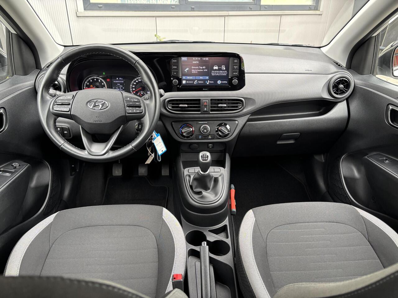 Hyundai I 10 1.0 Comfort | Apple Carplay/Android Auto | Two-Tone Lakkleur | Cruise Control | Airco | Bluetooth Tel. | DAB | Rijklaarprijs!